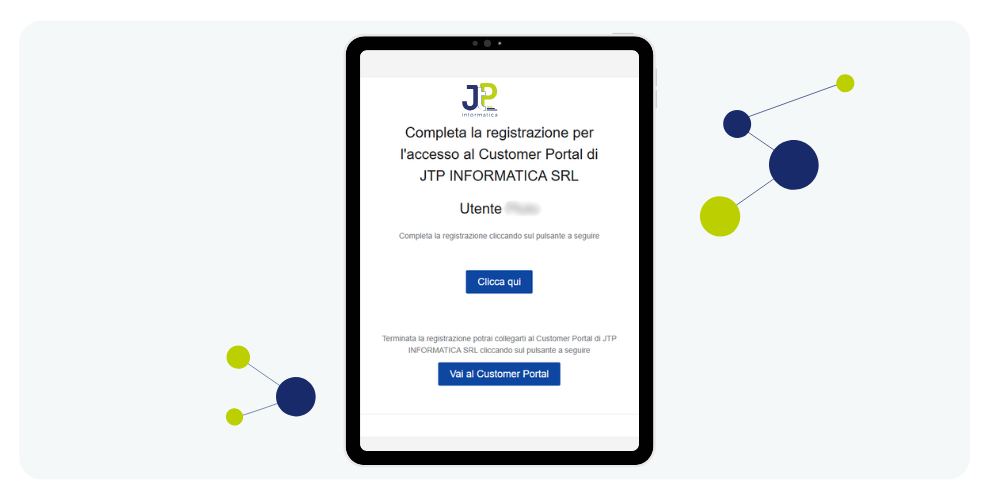assistenza clienti jtp nuovo portale