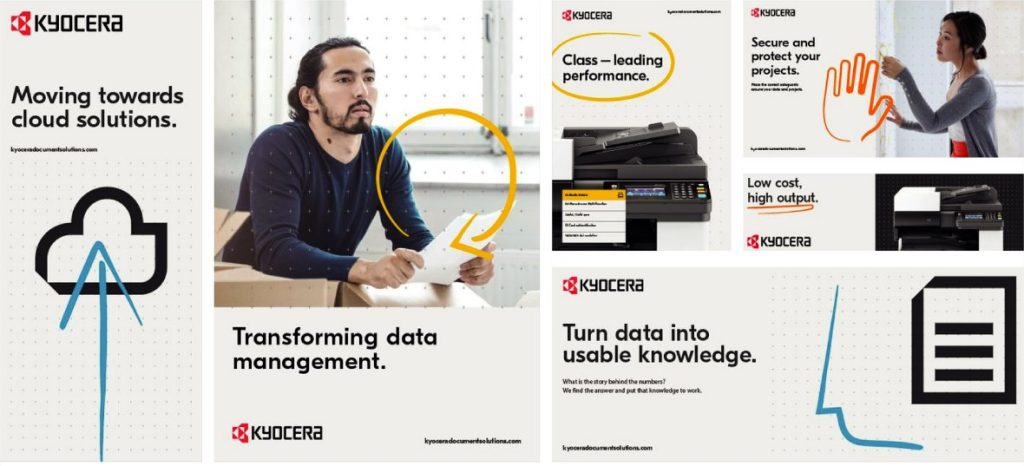New brand identity Kyocera